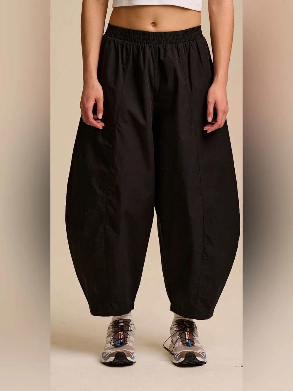 Lucy & Yak obregon black cotton trousers size 2XL (UK 24 - 26) / Long - Picture 2 of 4